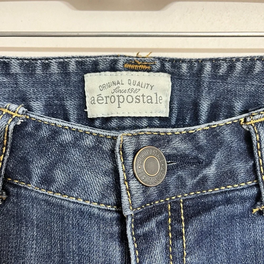 Aeropostale‎ Ashley Ultra Skinny Jeans Women's Size 5/6 Regular Dark Wash